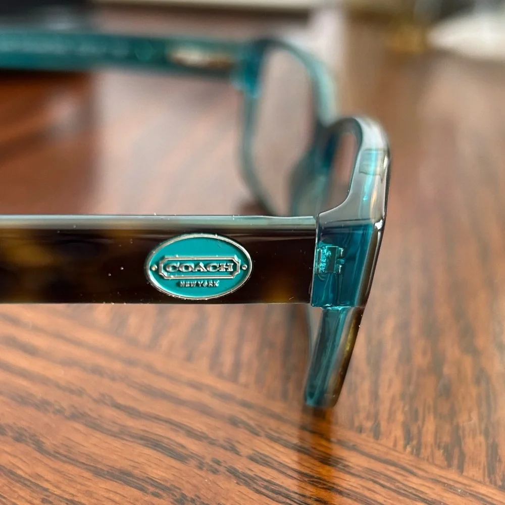 Coach Brooklyn HC 6040. Dark Tortoise / Teal
Eyeglasses Frames - Picture 5 of 14